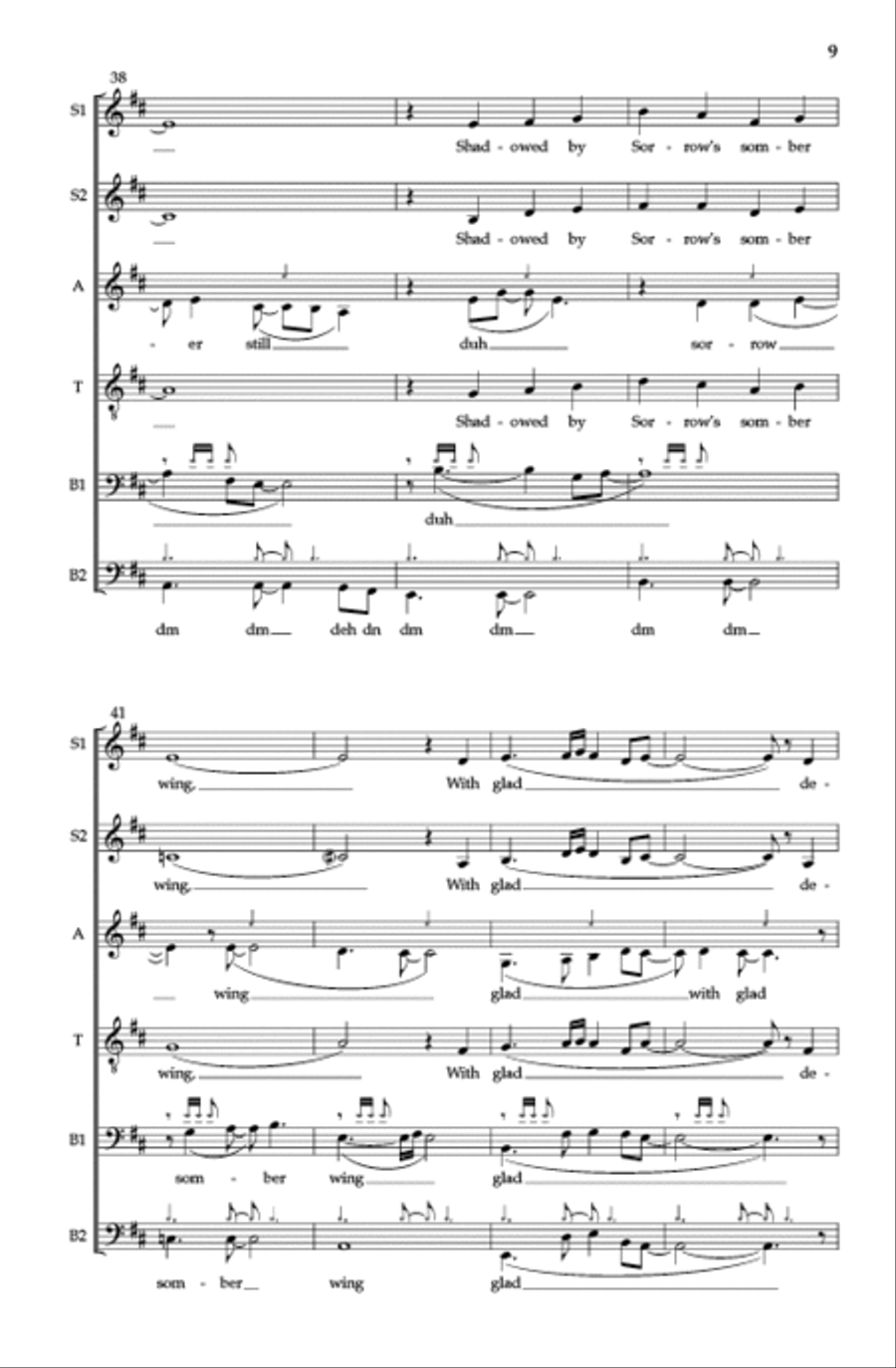 The Gift SSATBB scores gallery preview page 8