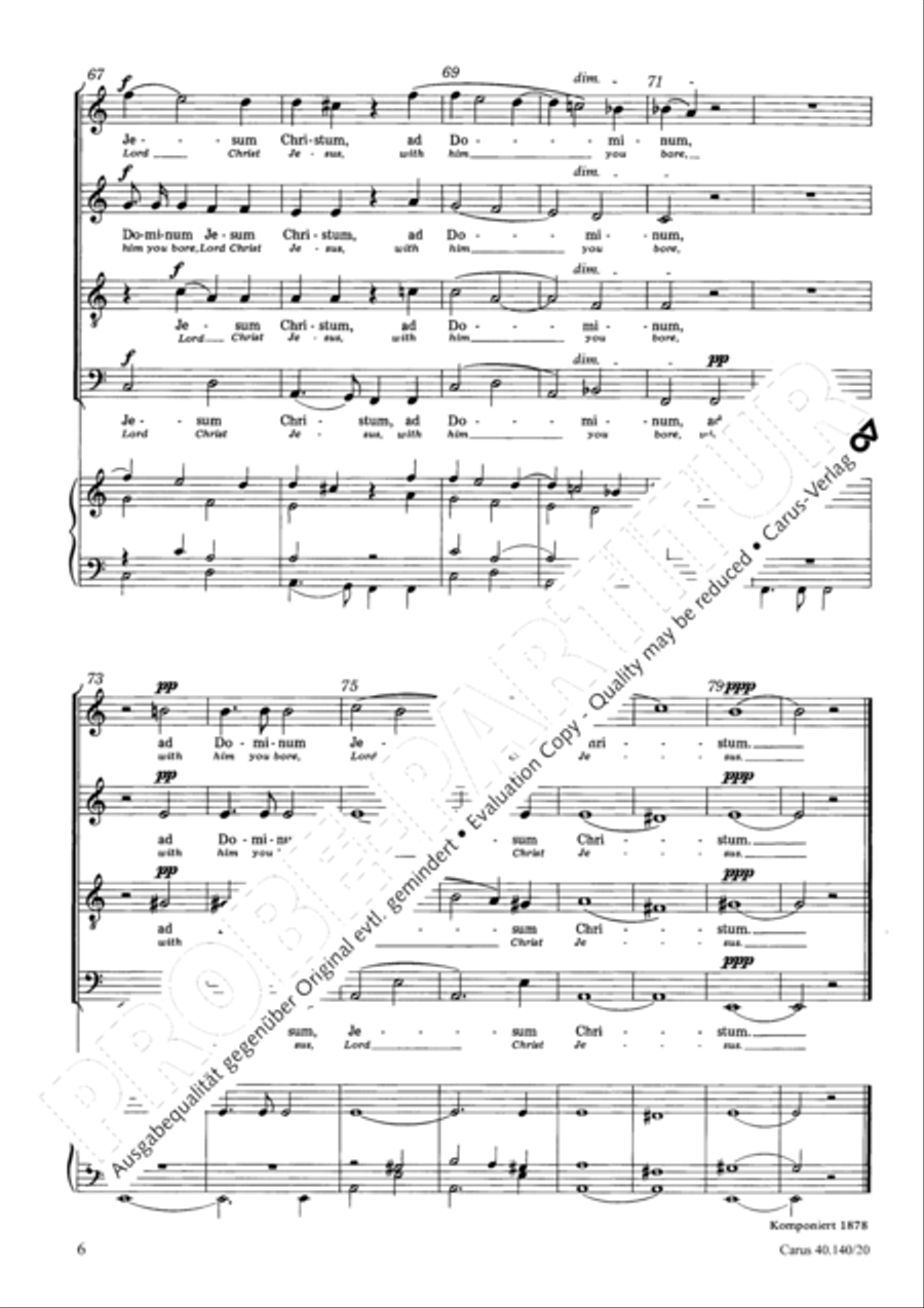 Bruckner: Tota pulchra es; Pange lingua Score scores gallery preview page 7