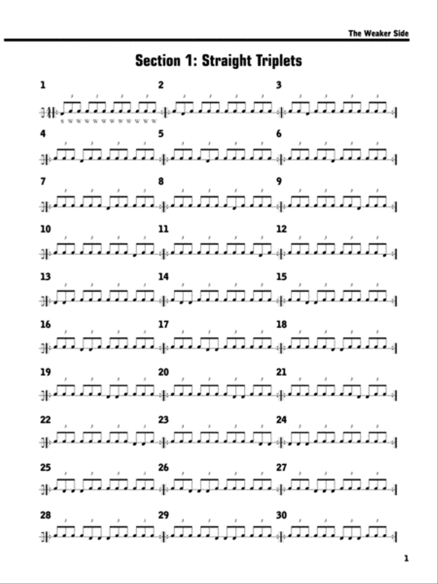 The Weaker Side Percussion scores gallery preview page 6