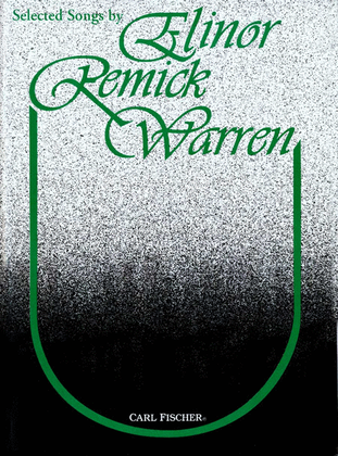 Book cover for Selected Songs By Elinor Remick Warren