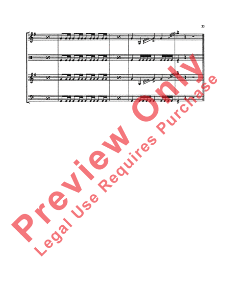 Triptych Percussion Ensemble scores gallery preview page 36