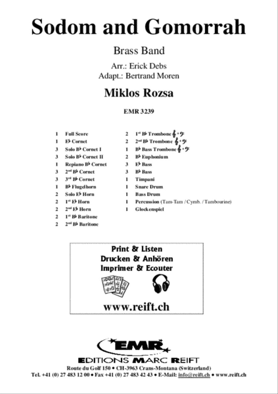 Sodom And Gomorrah Sodom And Gomorrah Brass Band scores gallery preview page 2