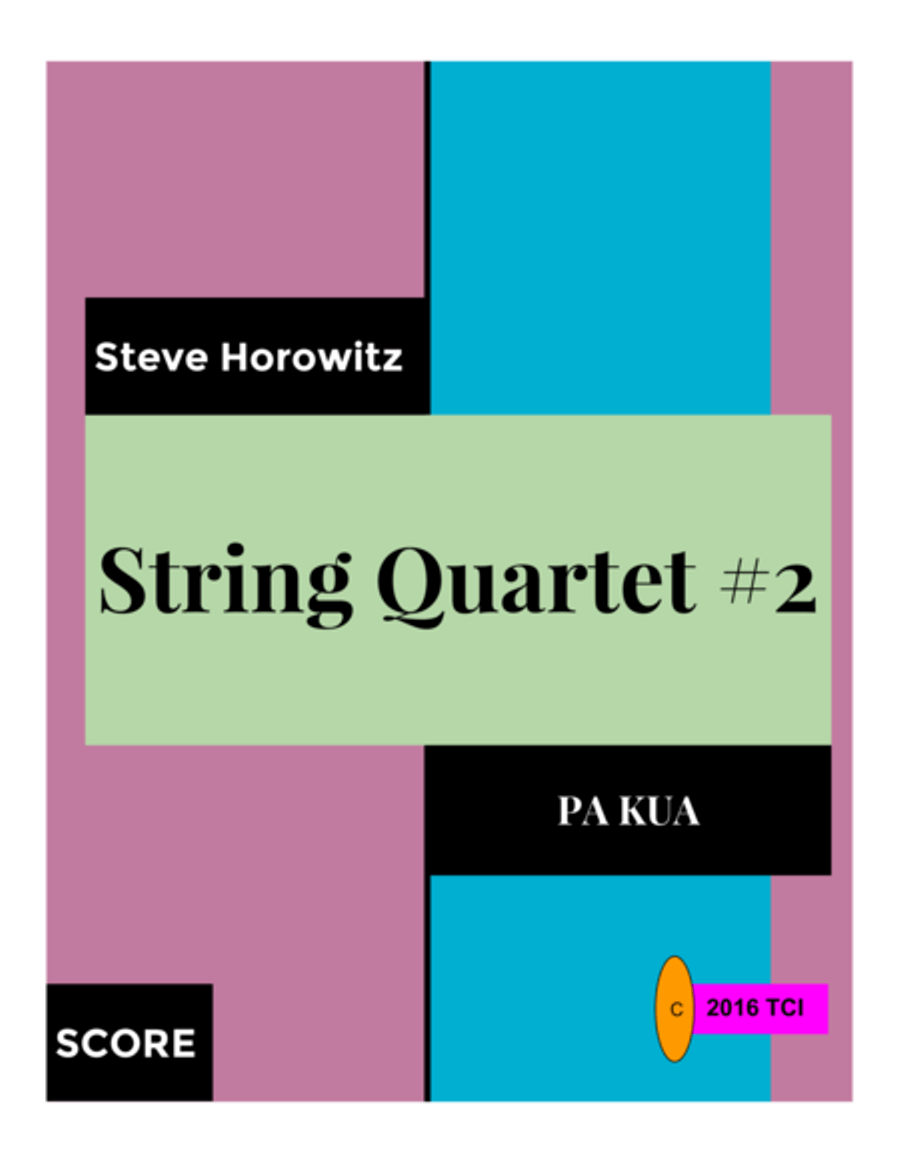String Quartet #2-Pa Kua String Quartet scores gallery preview page 1