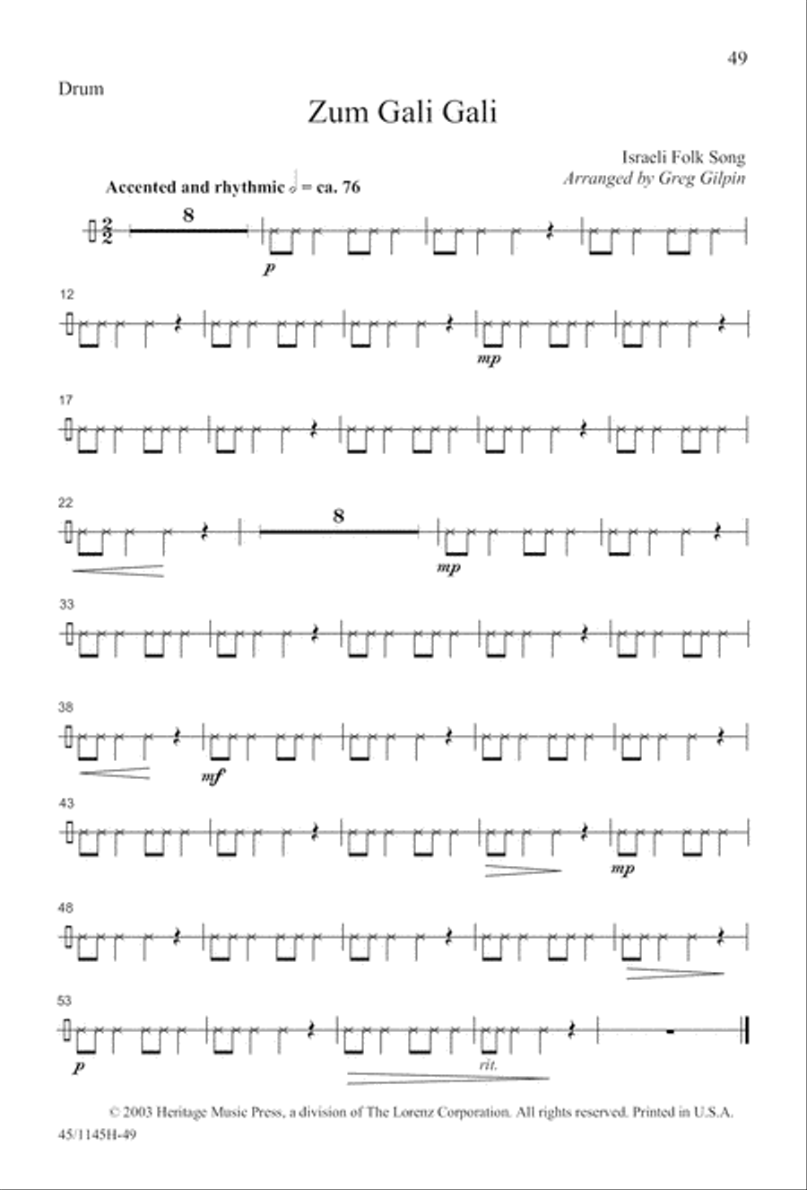 We Sing the World Around 2-Part scores gallery preview page 50