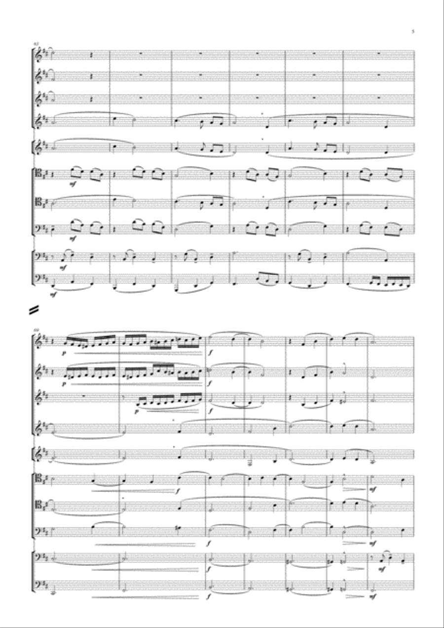 Moon River Brass Ensemble scores gallery preview page 5