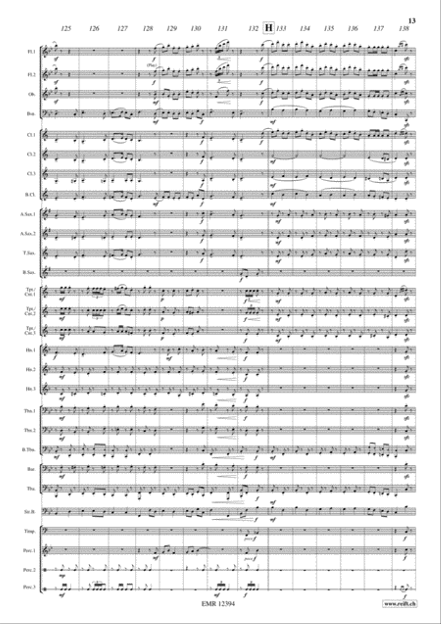 Snow White And The Seven Dwarfs Concert Band scores gallery preview page 13
