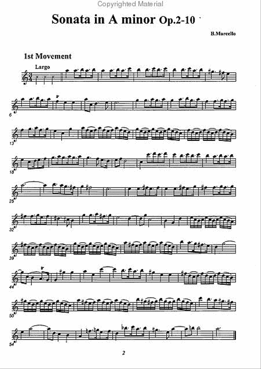 Sonatas, Vol. 4 Alto Recorder scores gallery preview page 2