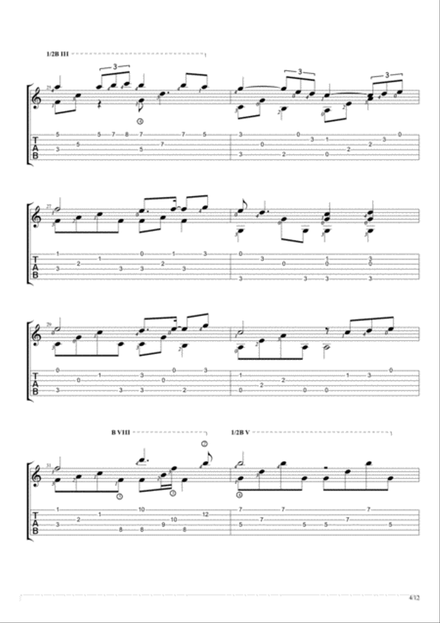 One Moment In Time One Moment In Time Electric Guitar scores gallery preview page 4