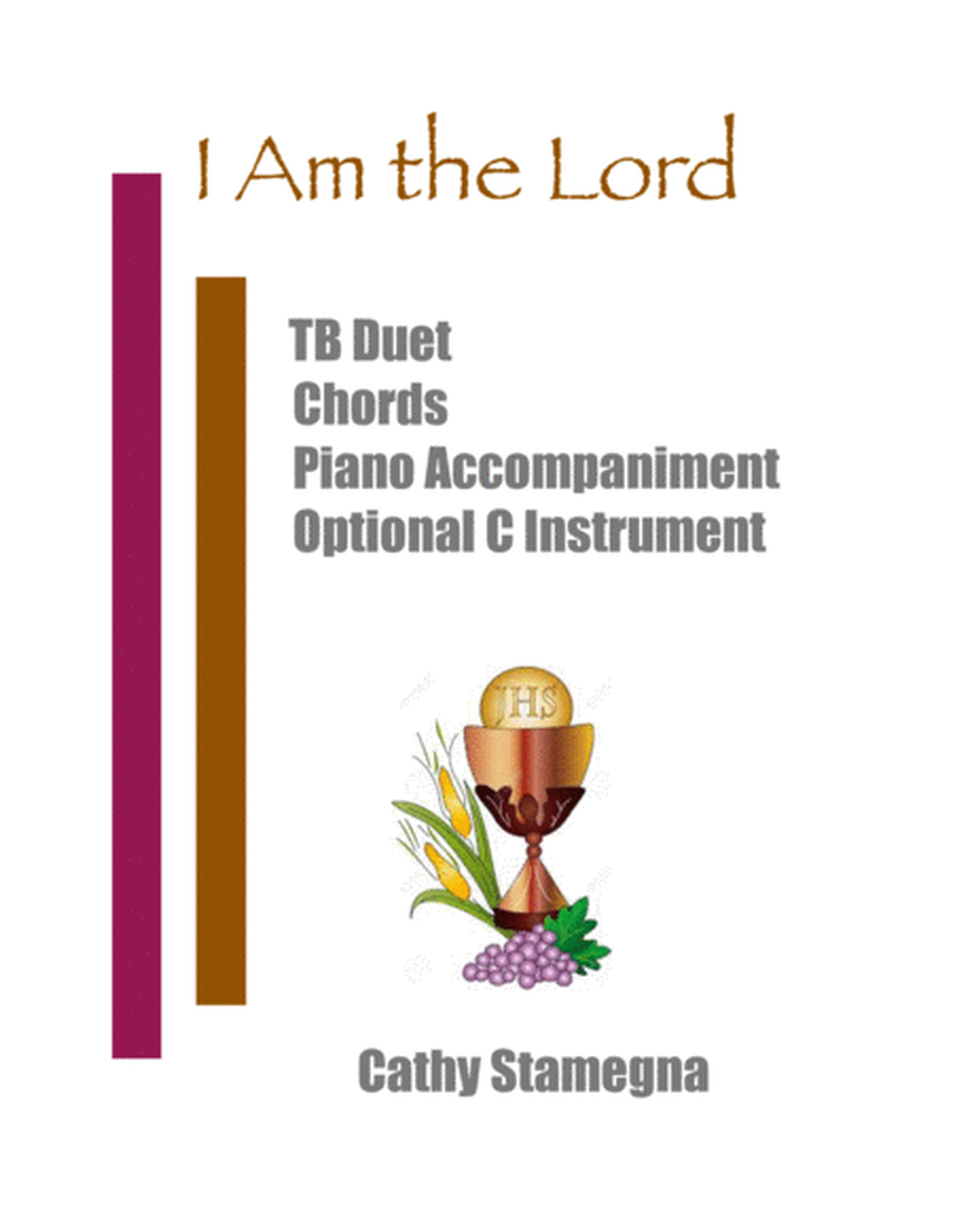 I Am the Lord (TB Duet, Chords, Optional C Instrument, Accompanied) image number null