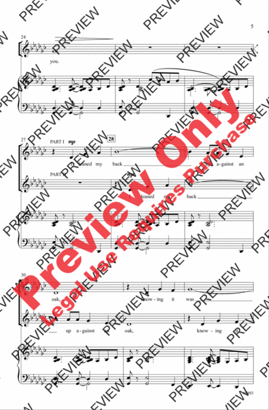The Water Is Wide 2-Part scores gallery preview page 5