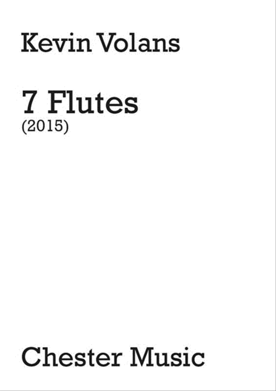 Seven Flutes Flute scores gallery preview page 1