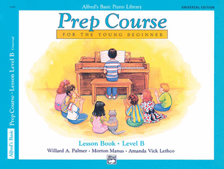 Book cover for Alfred's Basic Piano Prep Course Lesson Book, Book B