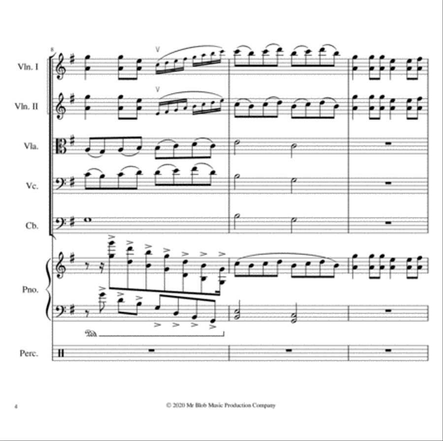 Music from Mr. Blob String Orchestra scores gallery preview page 4