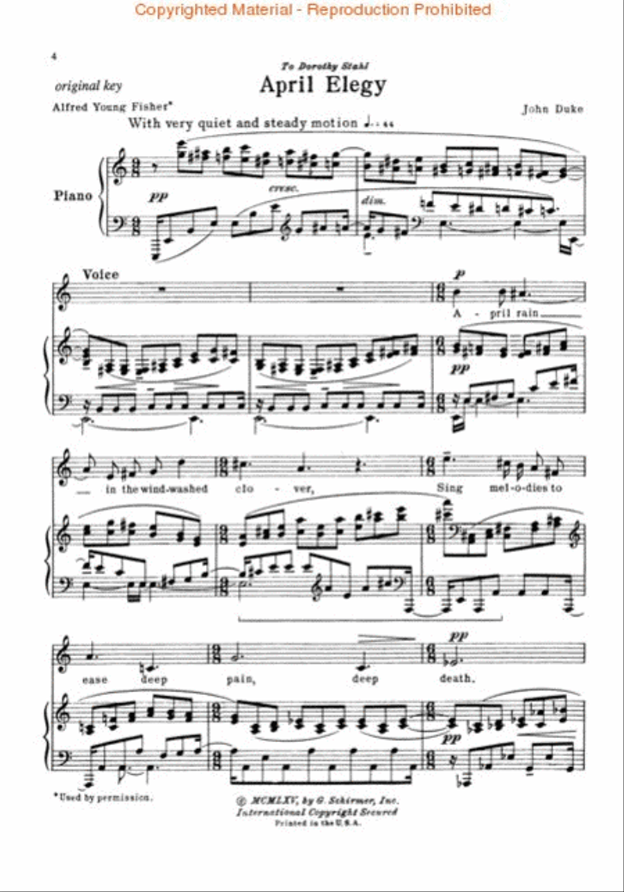 The Songs of John Duke Voice scores gallery preview page 2