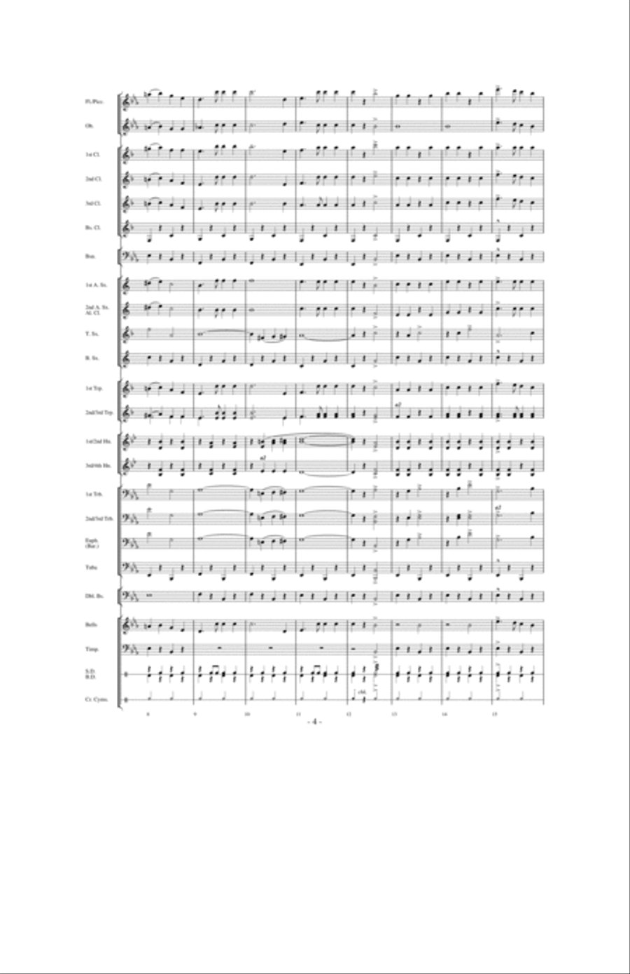 Free World by James Swearingen - Concert Band - Sheet Music