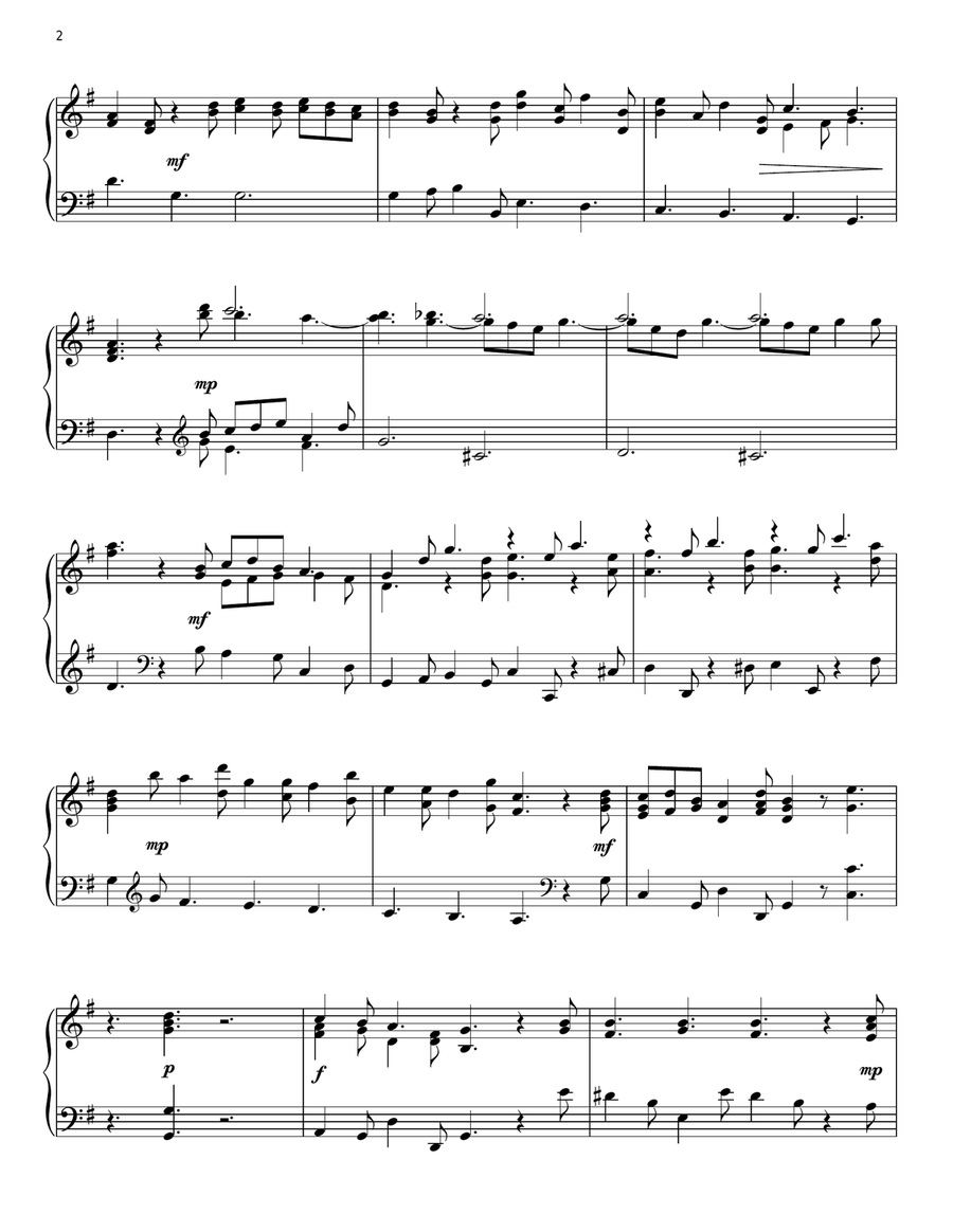 Pastorale Pastorale Piano Solo scores gallery preview page 2