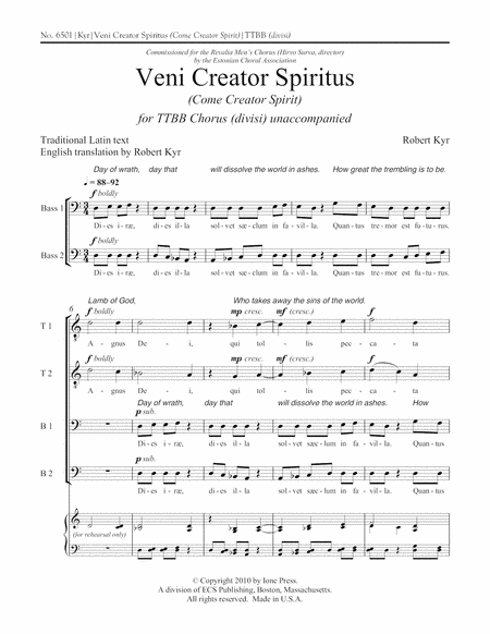 Veni, Creator Spiritus (Downloadable)