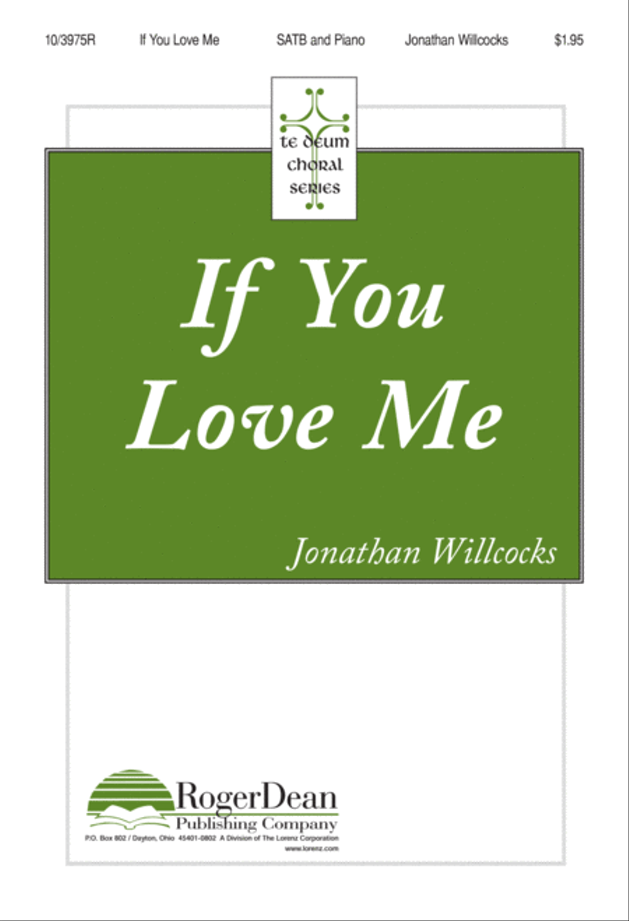 If You Love Me If You Love Me 4-Part scores gallery preview page 1
