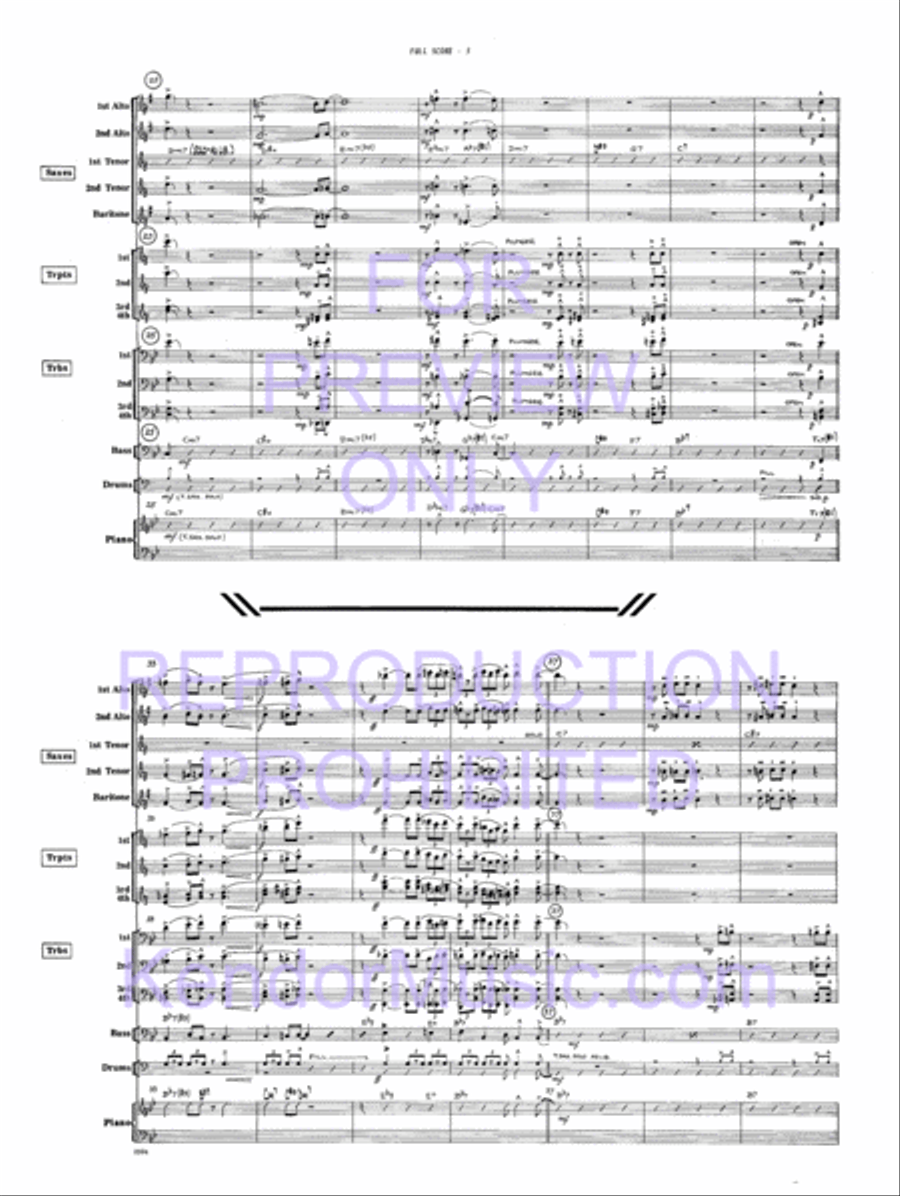 Road Time Shuffle Jazz Ensemble scores gallery preview page 6