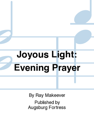 Book cover for Joyous Light: Evening Prayer