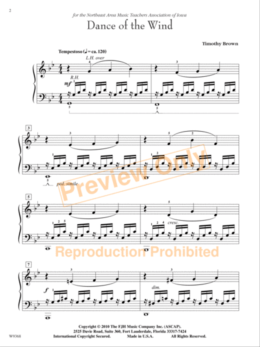 Dance of The Wind Piano Method scores gallery preview page 4