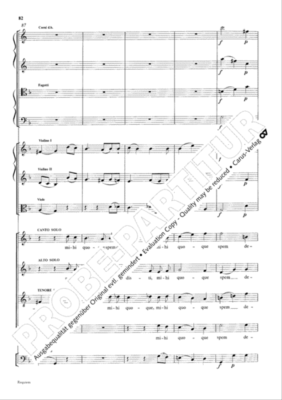 Requiem Requiem 4-Part scores gallery preview page 89