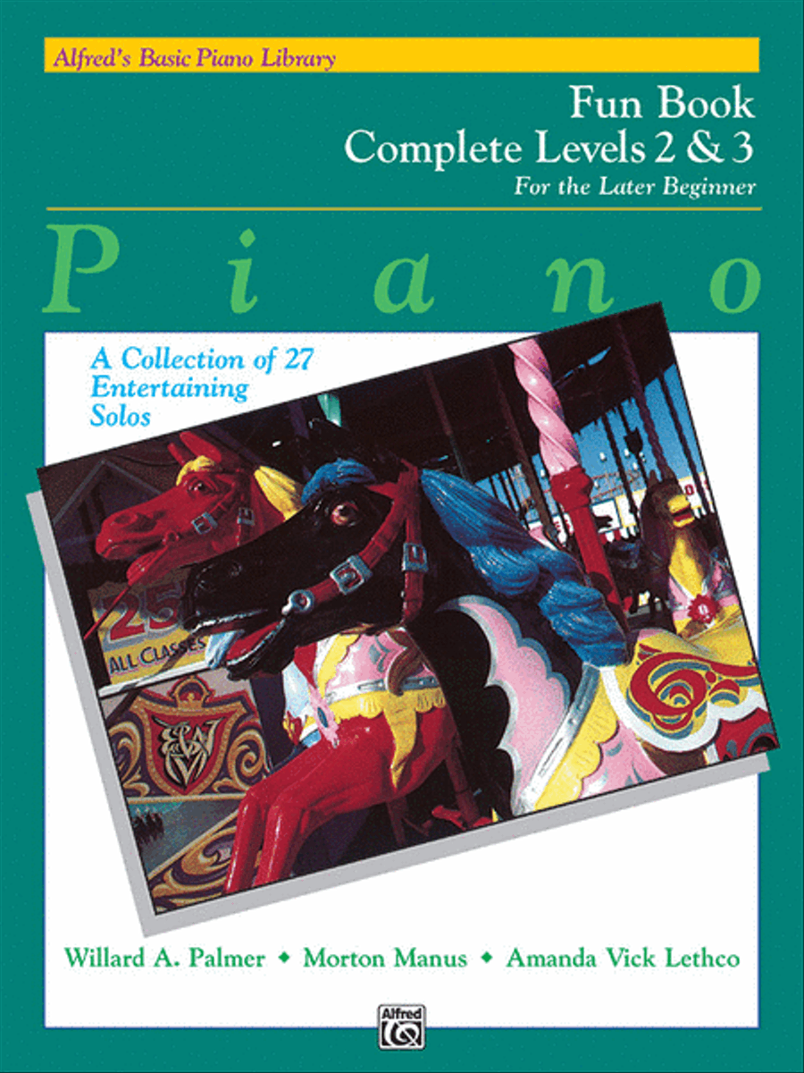 Alfred's Basic Piano Library Fun Book Complete Piano Method scores gallery preview page 1