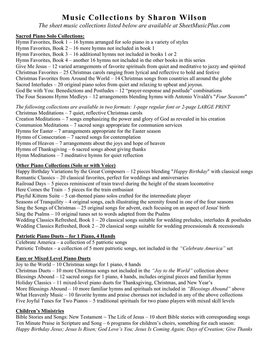 Hymns and Choruses (A Collection of 10 Easy Bowed Psaltery Solos with Piano Accompaniment) Zither scores gallery preview page 2