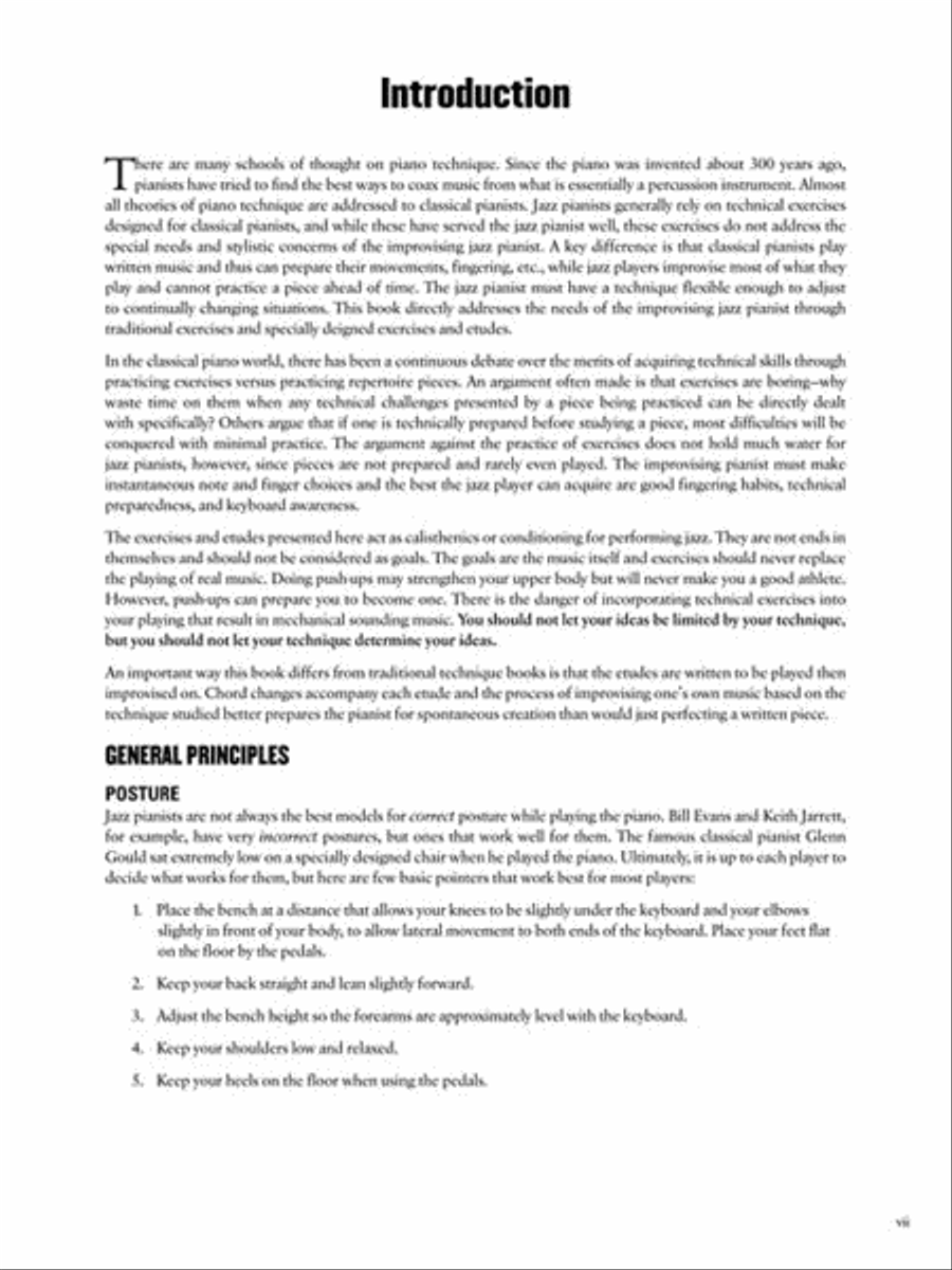Jazz Piano Technique Piano Method scores gallery preview page 3