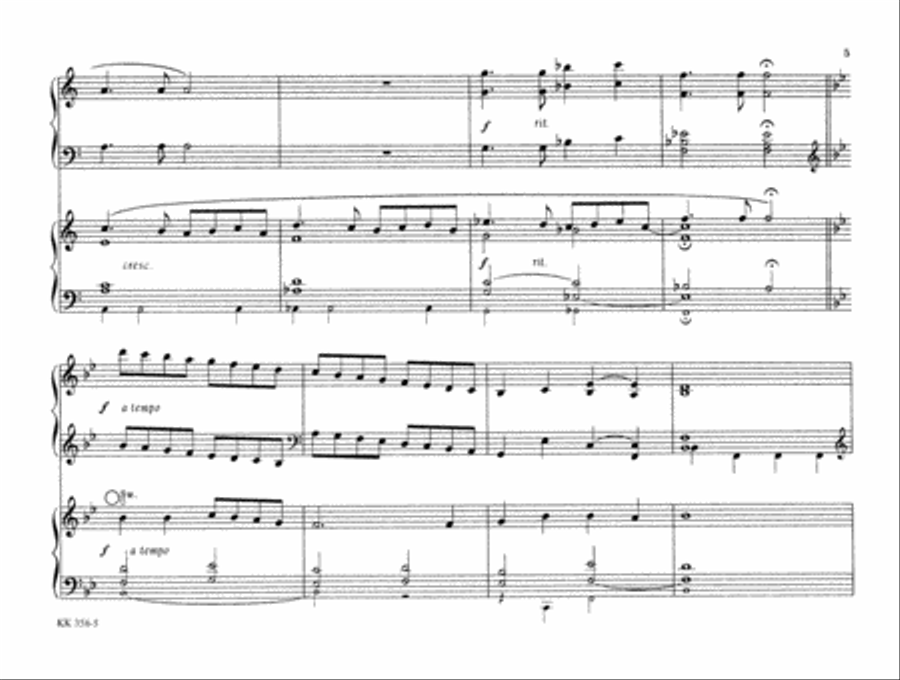 Christmas Duets for Organ and Piano, No. 4 Organ scores gallery preview page 5