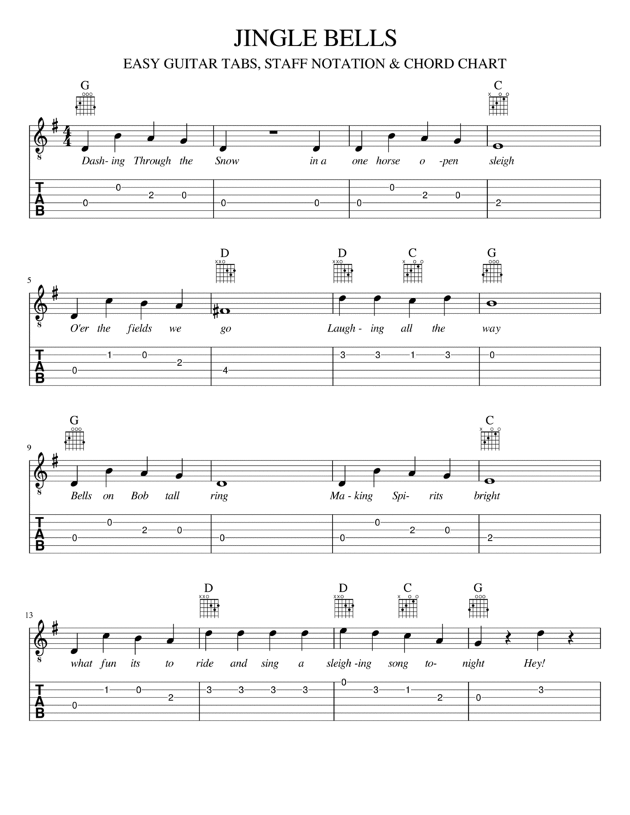 For guitar with tab