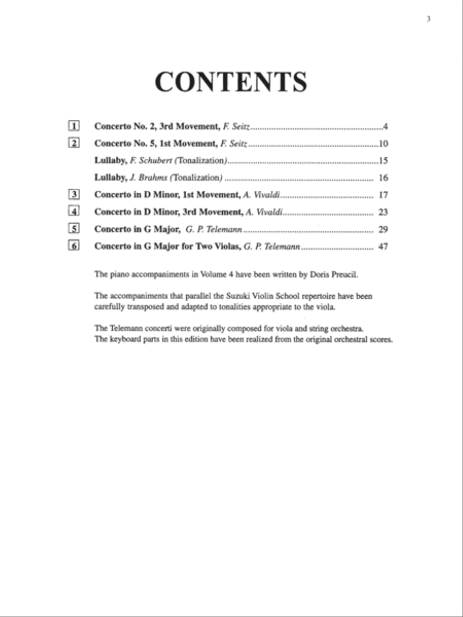 Suzuki Viola School, Volume 4