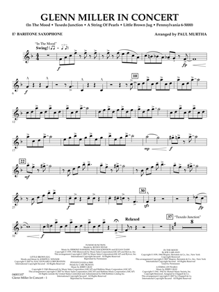 Glenn Miller In Concert (arr. Paul Murtha) - Eb Baritone Saxophone
