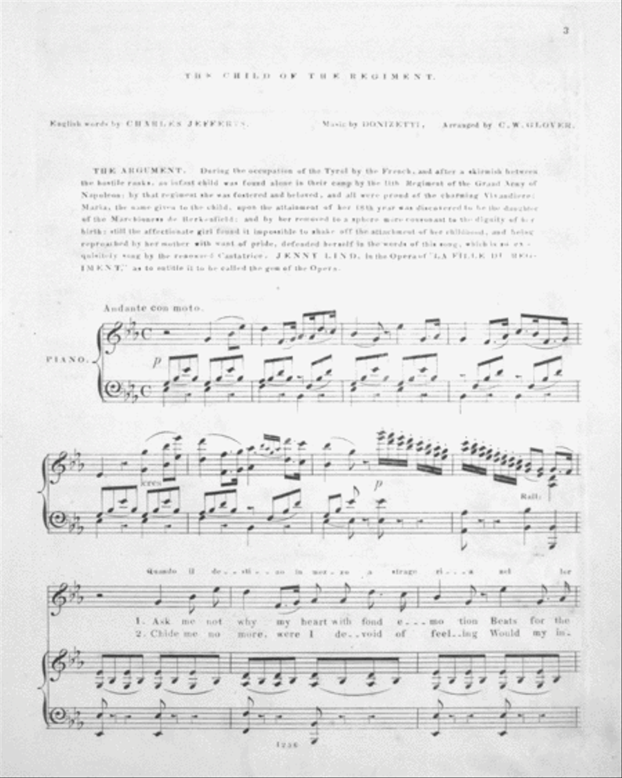 Child of the Regiment Voice scores gallery preview page 2