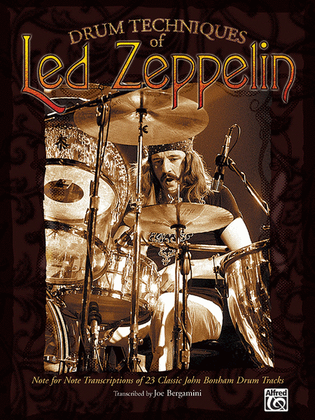 Book cover for Drum Techniques of Led Zeppelin