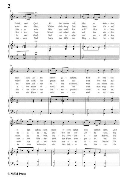 Schubert-Der Gott und die Bajadere,in F Major,for Voice&Piano image number null
