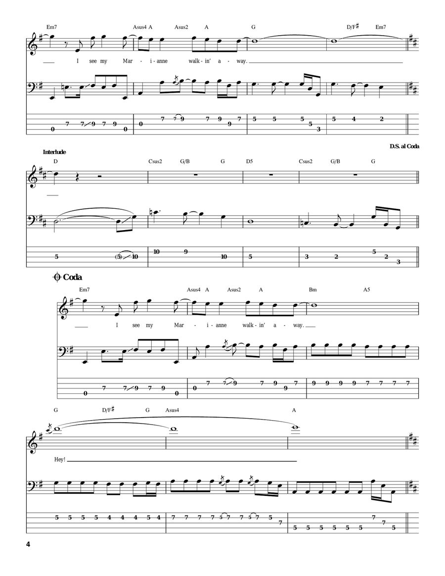 More Than A Feeling Acoustic Guitar scores gallery preview page 4