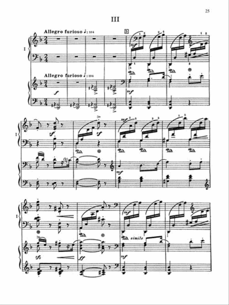 Concerto in D Minor Piano Solo scores gallery preview page 7