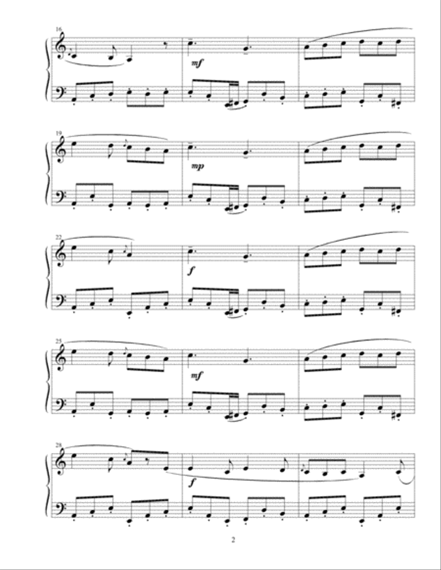 C'est La Belle Francoise Piano Solo scores gallery preview page 2