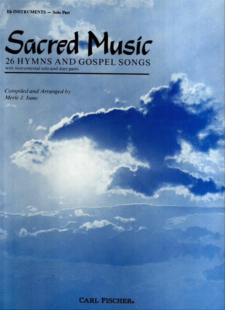 Sacred Music Clarinet scores gallery preview page 1