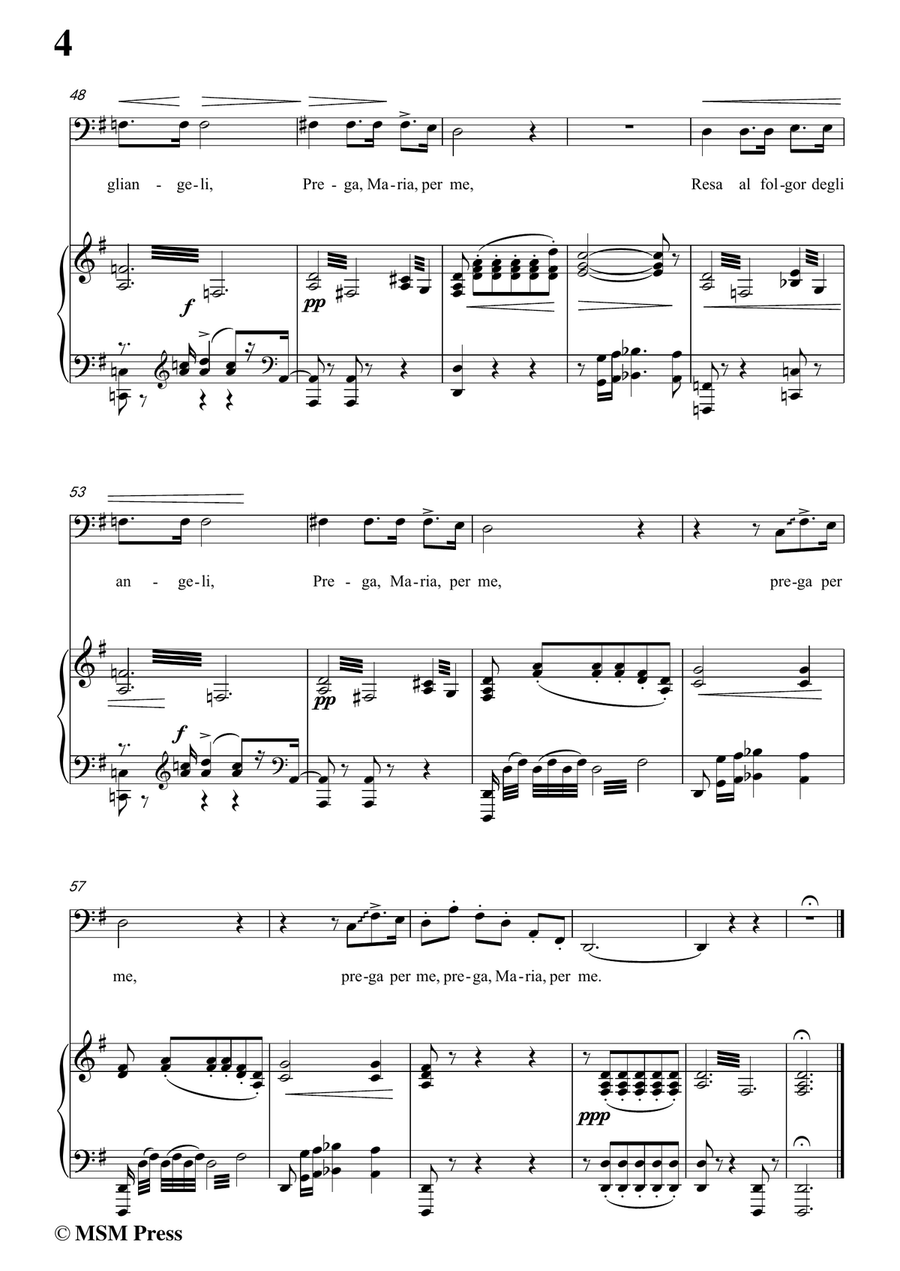 Verdi-Il lacerate spirito(A te l'estremo addio) in d minor, for Voice and Piano Piano, Vocal scores gallery preview page 6