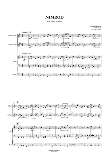 Elgar – Nimrod (for Trumpet and Organ) image number null