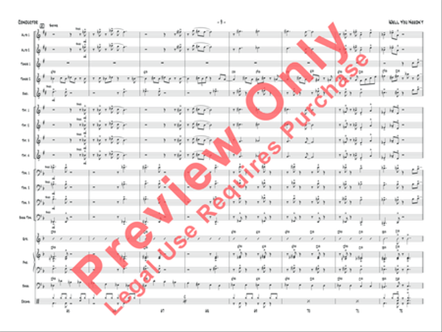 Well You Needn't Jazz Ensemble scores gallery preview page 10