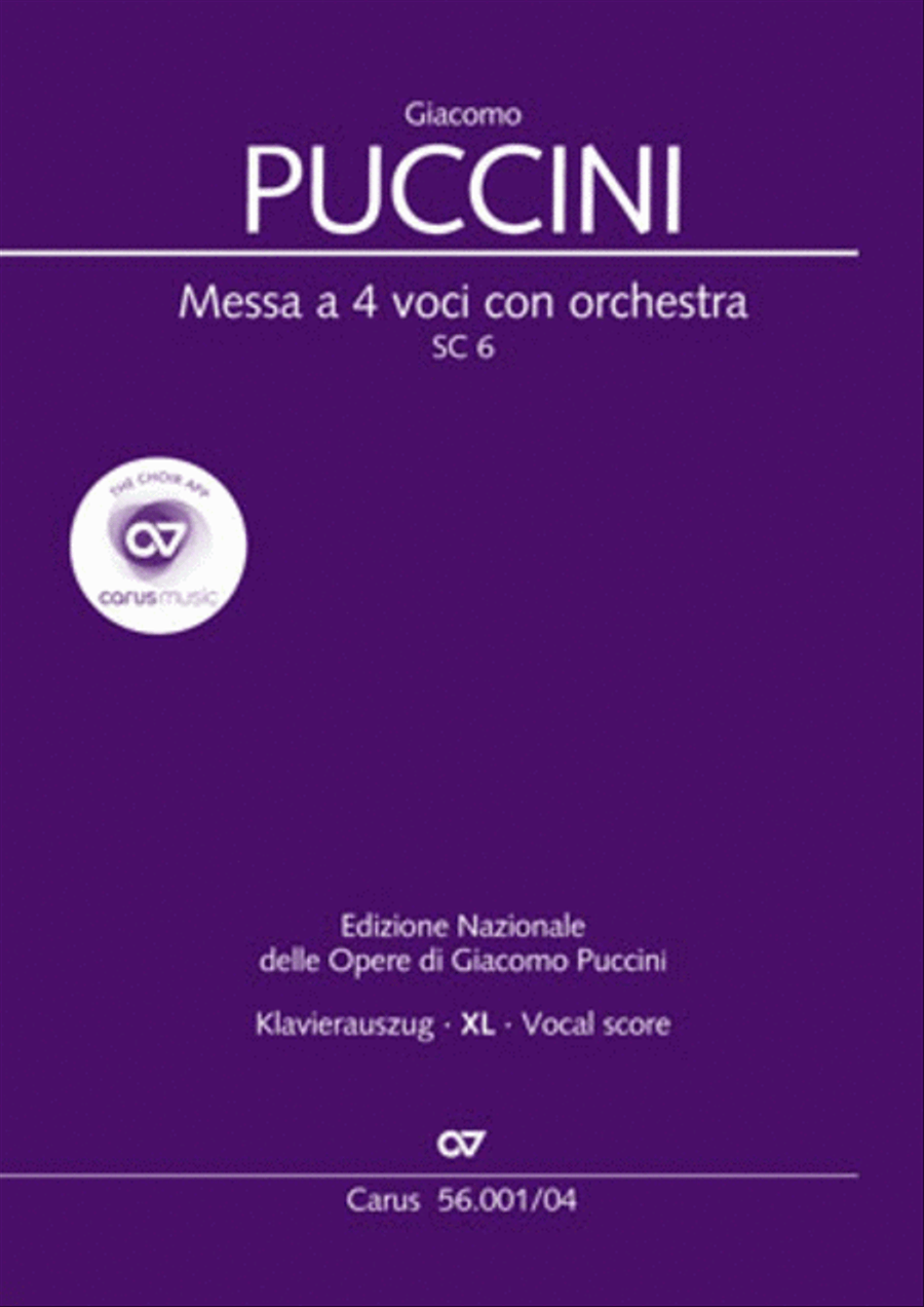 Messa a 4 voci con orchestra 4-Part scores gallery preview page 1