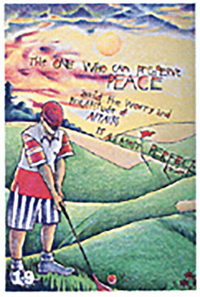 A Golfer's Prayer (Almost Perfect) Postcard