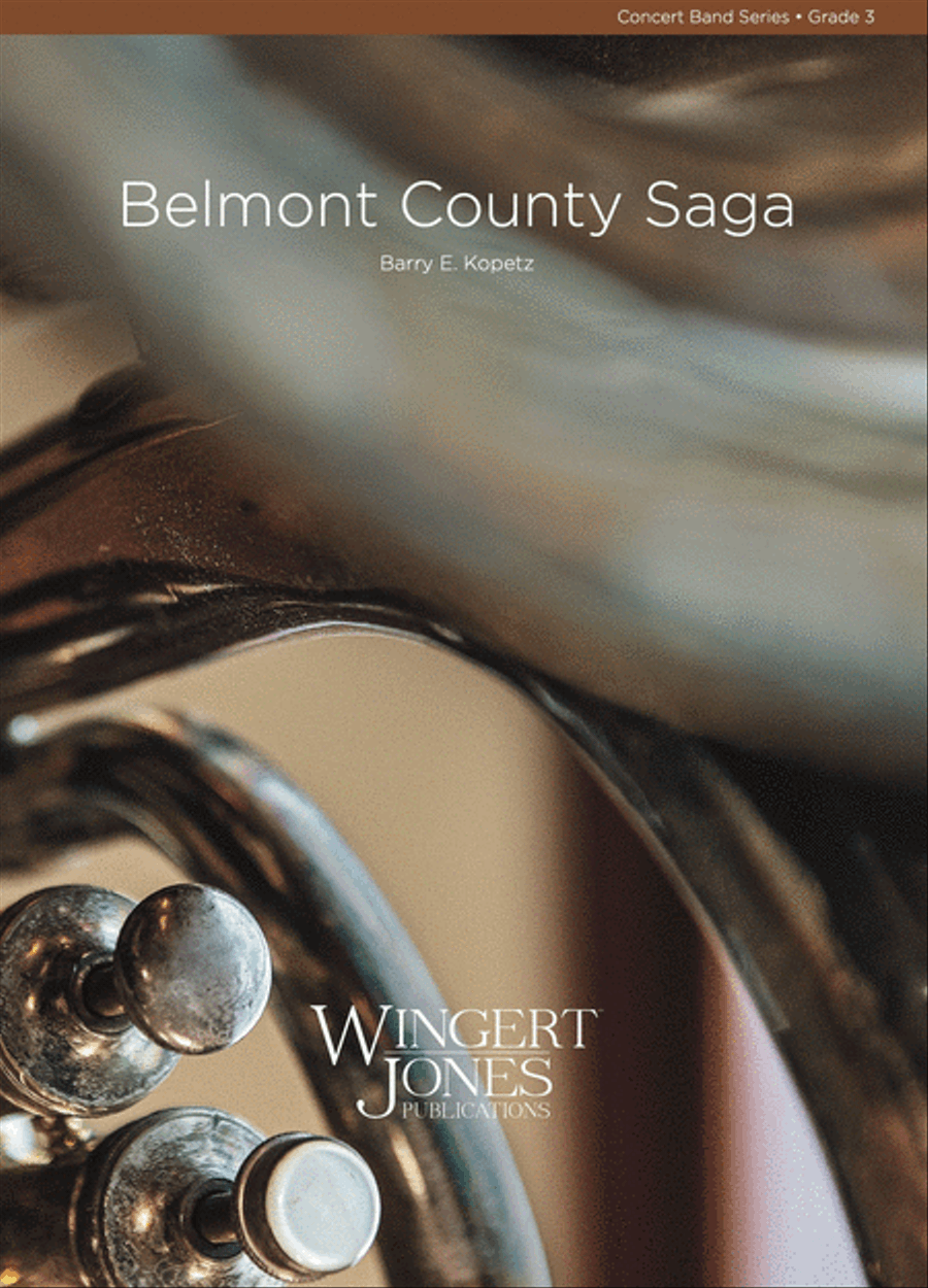 Belmont County Saga Belmont County Saga Concert Band scores gallery preview page 1