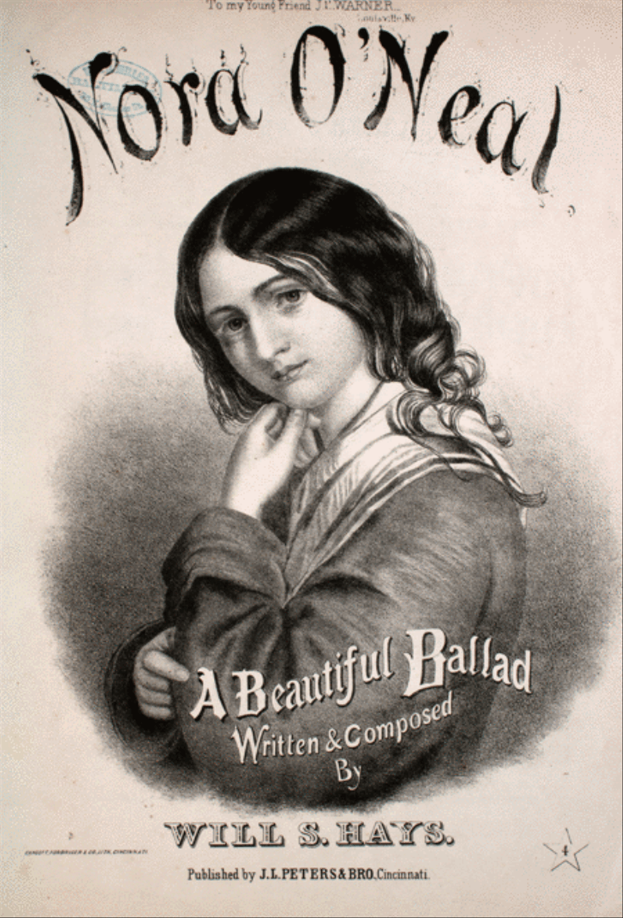 Nora O'Neal. A Beautiful Ballad 4-Part scores gallery preview page 1