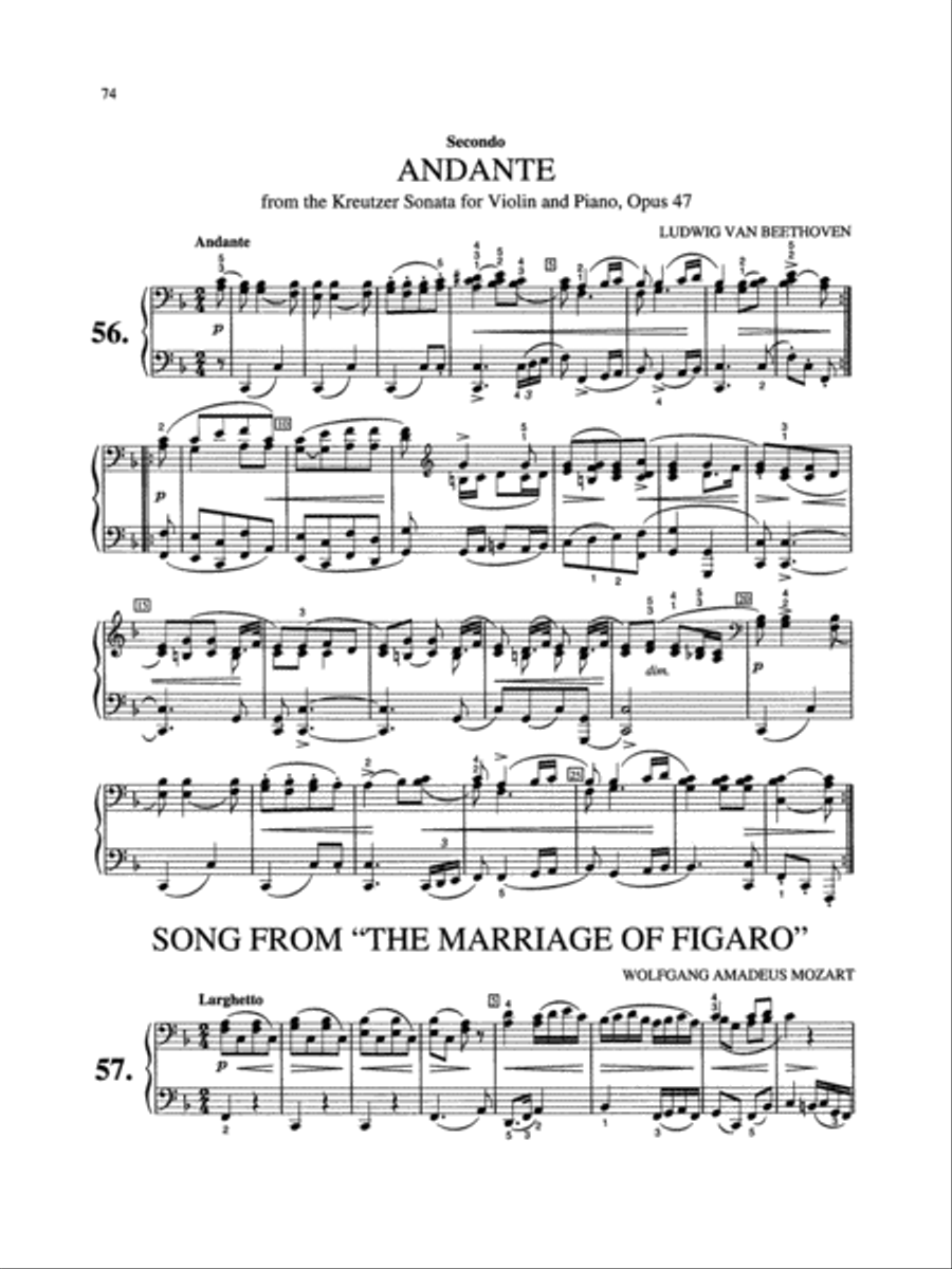 Löw: Teacher and Pupil (Complete) Piano Duet scores gallery preview page 1