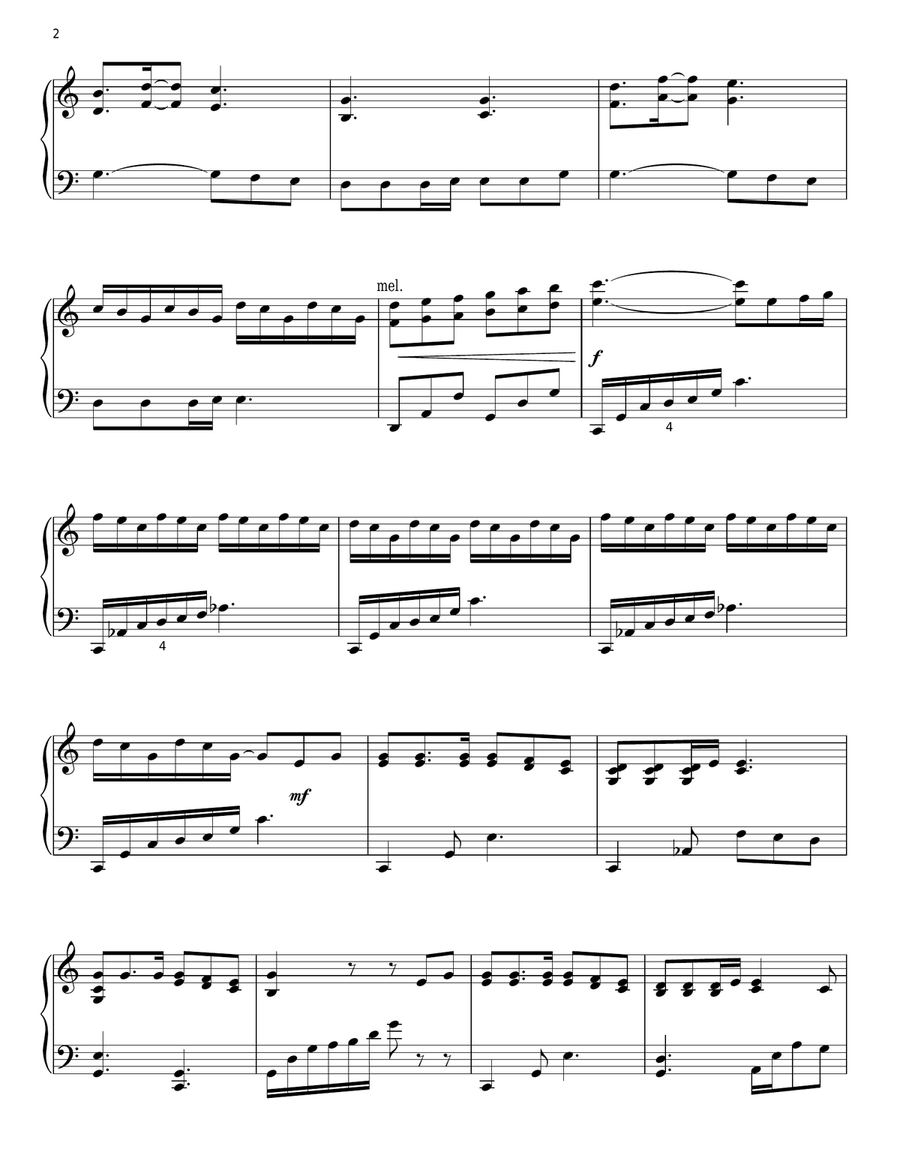 We Bow Down Piano Solo scores gallery preview page 2