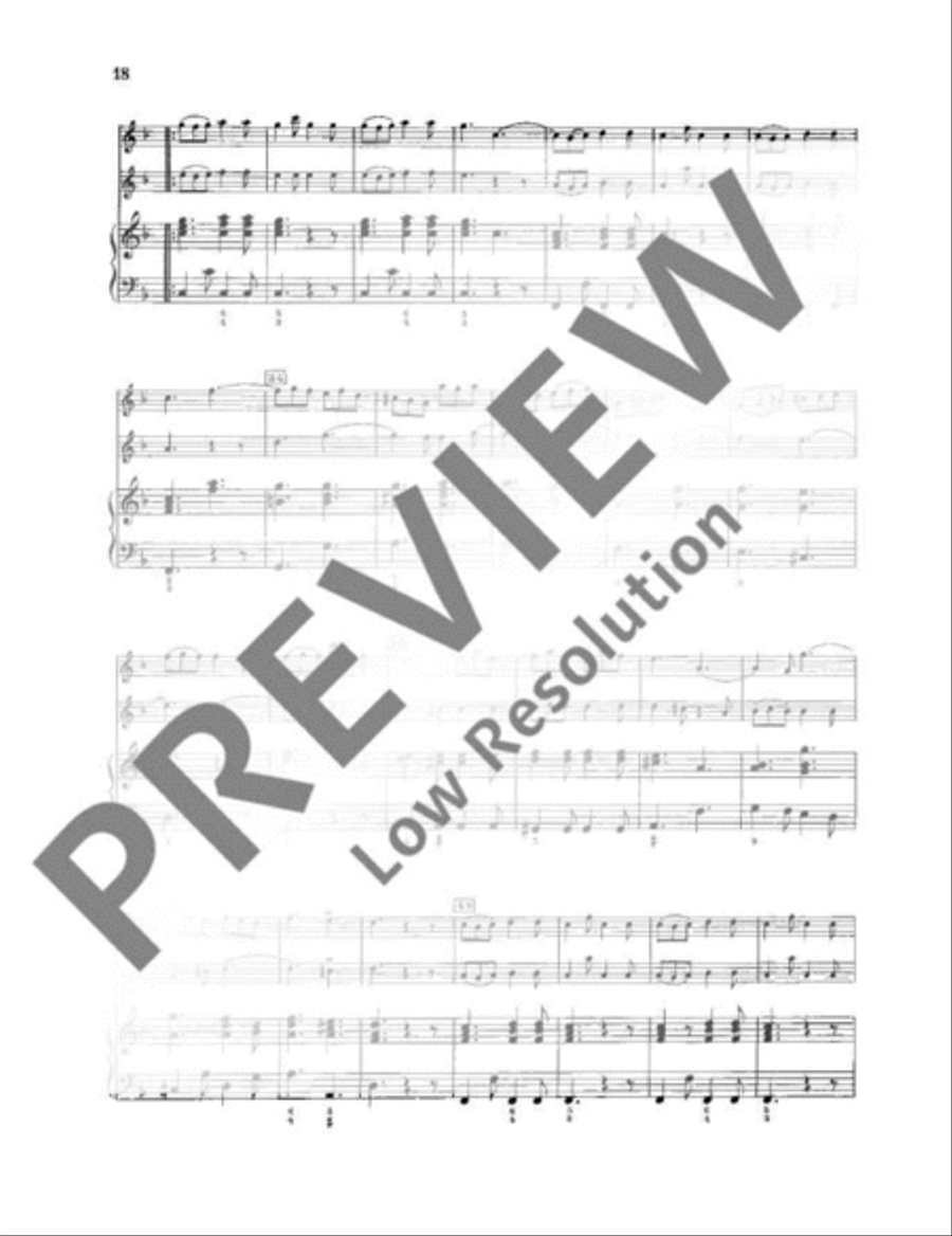 Twelve Sonatas Alto Recorder scores gallery preview page 19